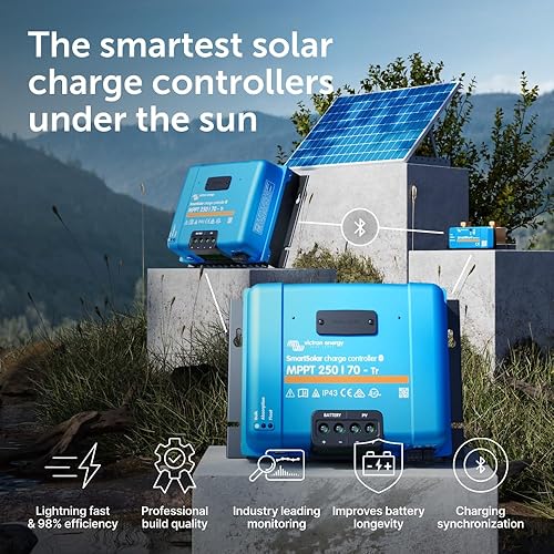 Miniatura 27 de Victron Energy SmartSolar MPPT Tr - Controlador de carga solar (Bluetooth), controladores de carga para paneles solares, 150 V, 60 amperios