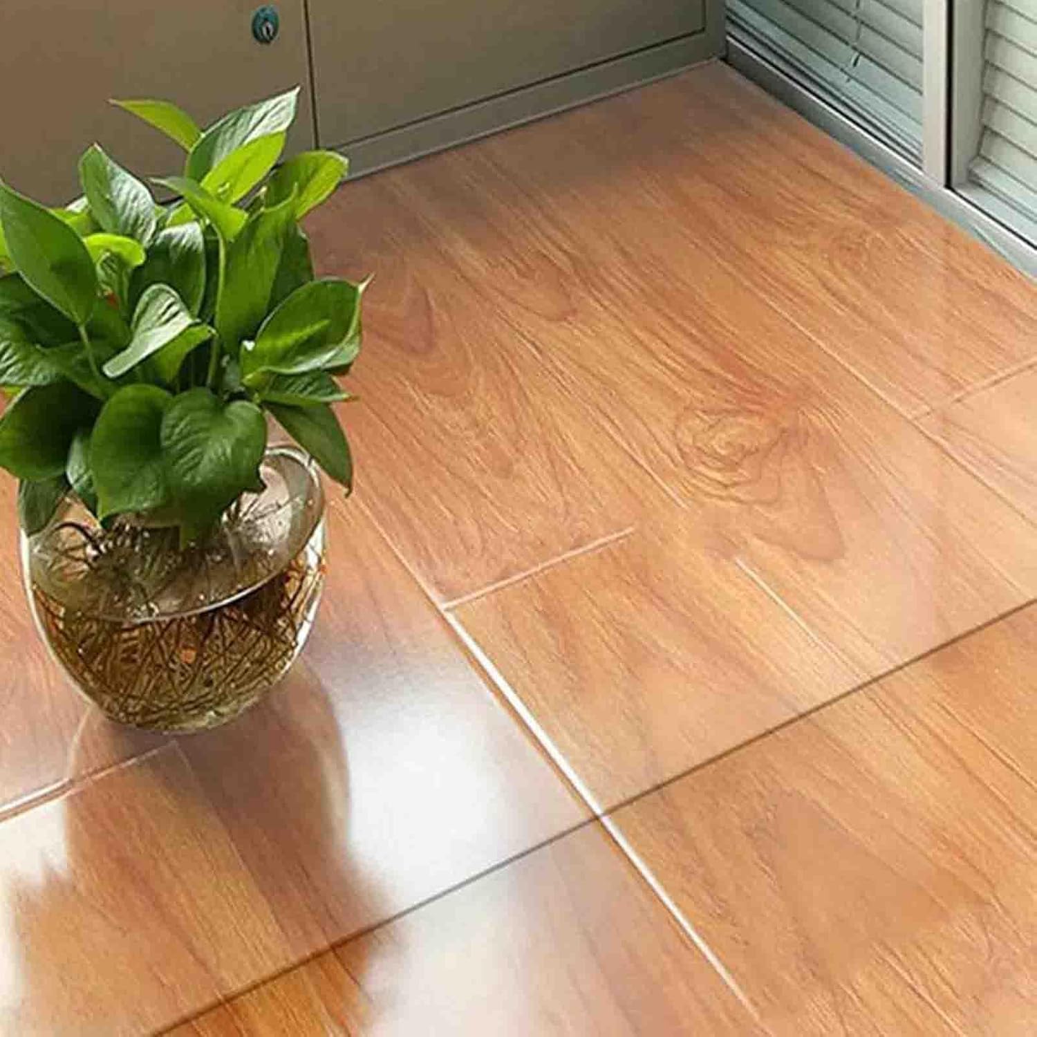 Tapis vinyl hallway transparent 1x1.2m imperméable pour sol