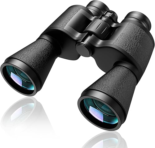 Prismáticos de 20 x 50 para adultos, impermeables, profesionales, duraderos y transparentes, lentes FMC de prisma BAK4, adecuados para conciertos y