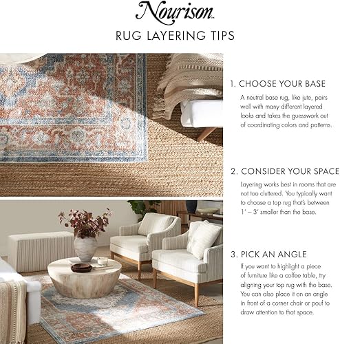 Vista 18 de Nourison Home Essentials - Alfombra contemporánea de 5 x 7 pies, color marfil/negro