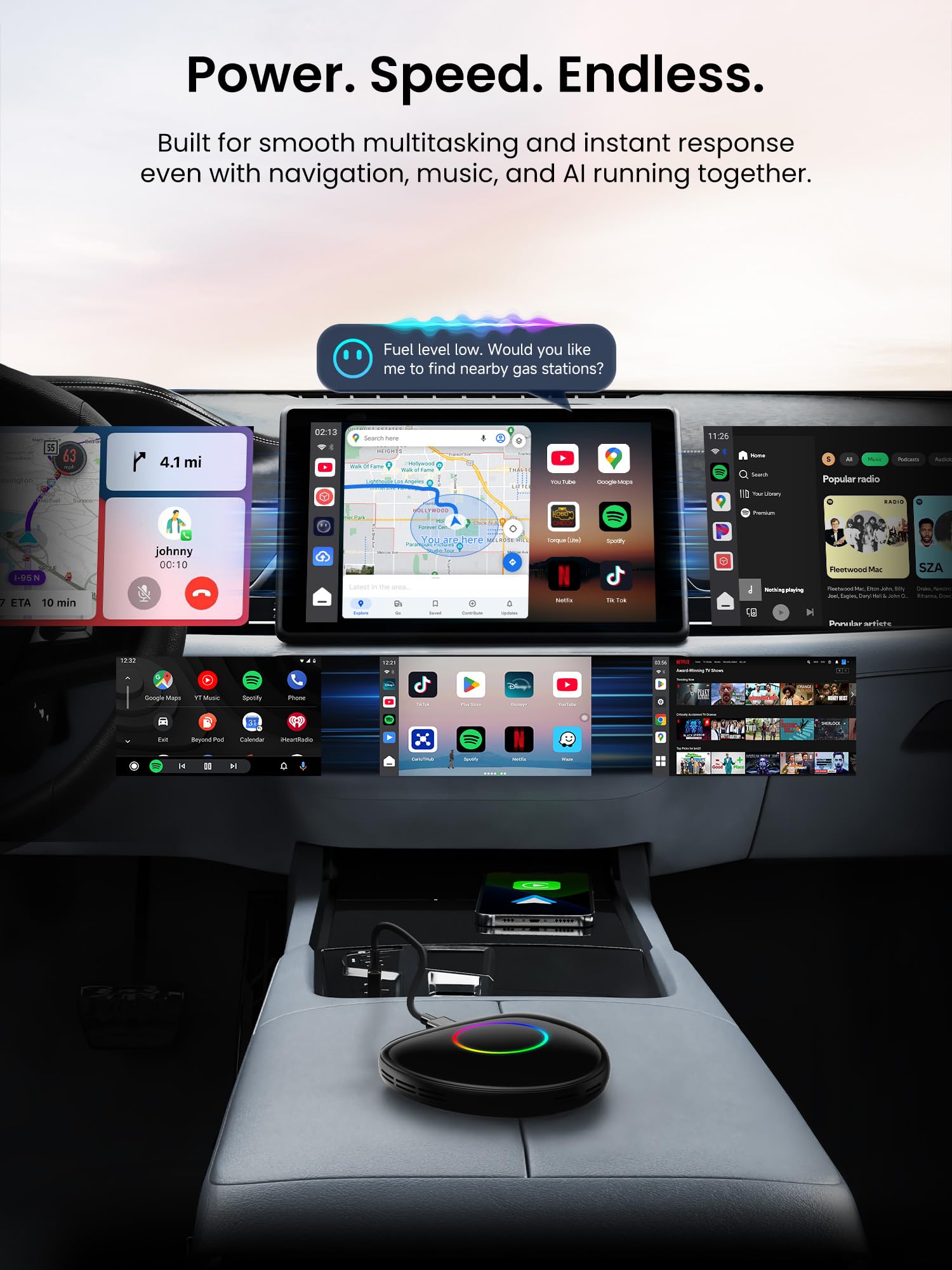 Amazon.com: ATOTOOUT Magic Box - AI Box CarPlay & Android Auto