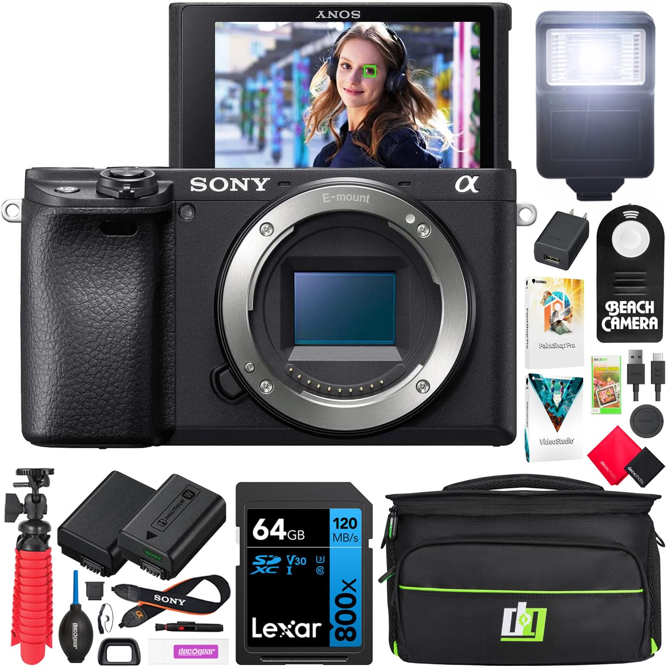 SONY ILCE−6400 ILCE-6400(B)  a6400 sony Amazon.com : Sony Alpha a6400 Mirrorless Camera: Compact APS
