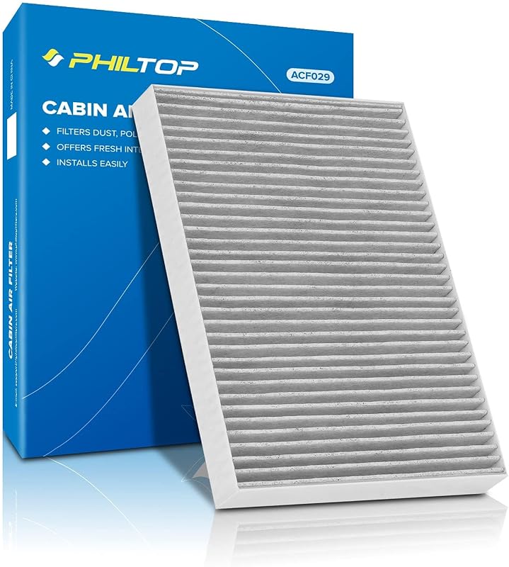 Filtro de cabine HEPA PHILTOP CF11668 com carvão ativado para Dodge Charger, Challenger e Chrysler 300 – 1 unidade