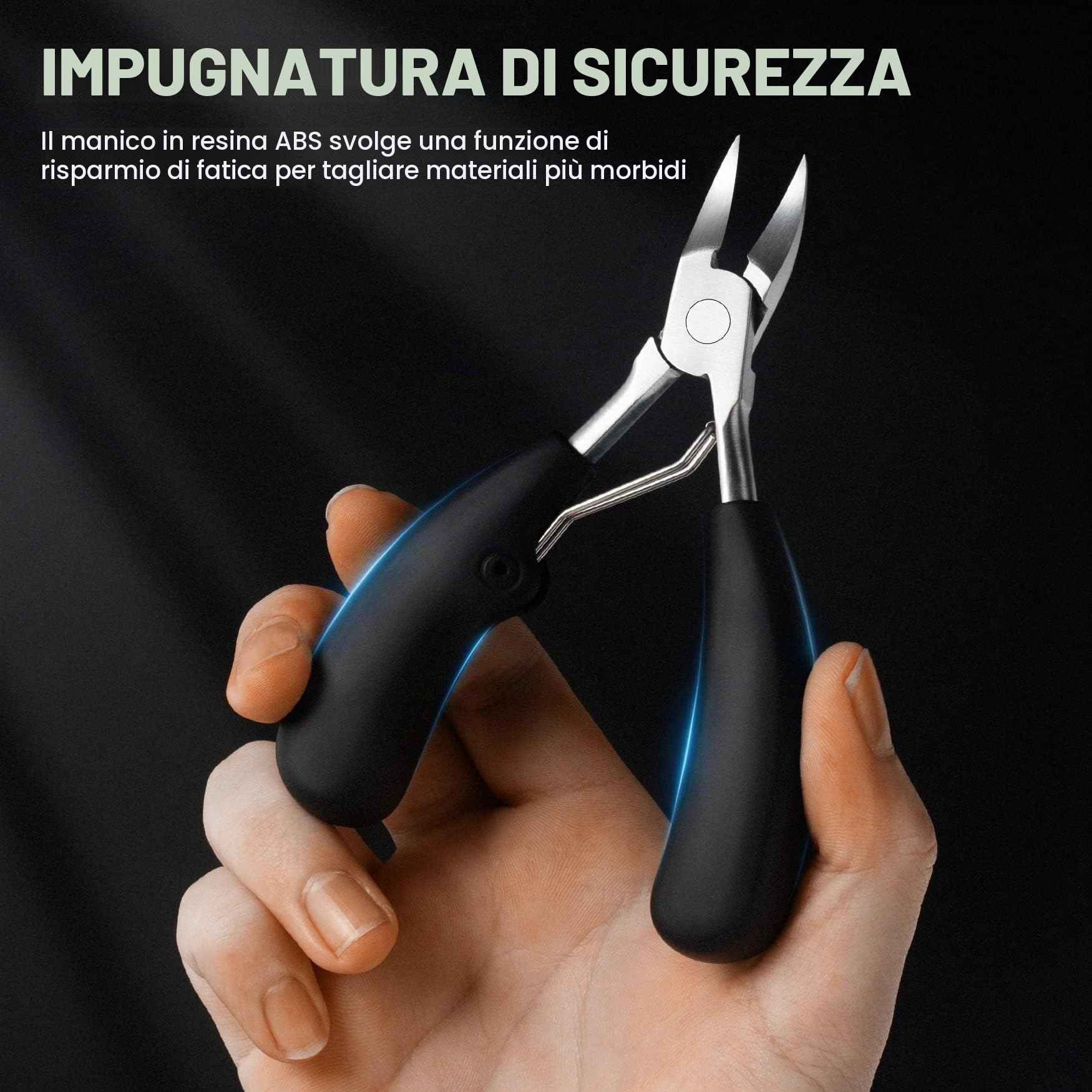 BEZOX Tronchesino Tagliaunghie In Acciaio Inox Di Precisione Per Unghie Incarnite Mani