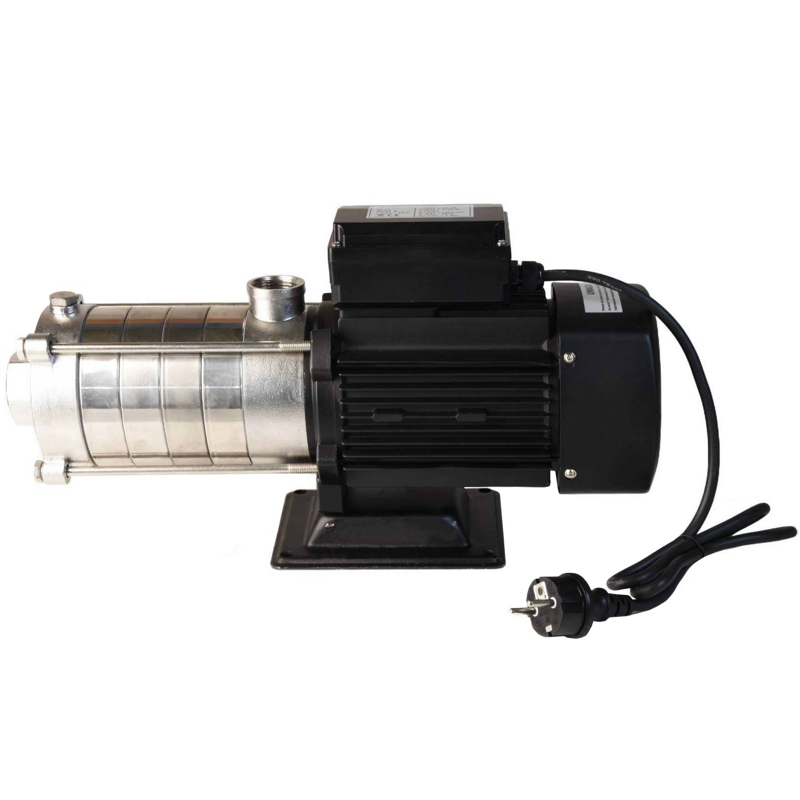 Wasserpumpe ALPINOX PRO 1500 (1100 W, 7800 l/h Förderleistung, 50m Förderhöhe)- für Sauberes Wasser Hauswasserwerk Gartenpumpe PREMIUM Bewässerungspumpe Regenwasserpumpe (ALPINOX PRO 1500)
