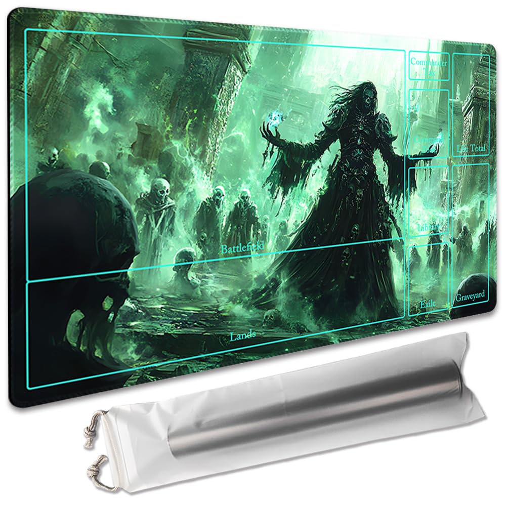 Board Game 14x24in MTG Playmat Compatible for OCG CCG RPG TCG Playmats (Zone-Legion of The Undead) โ image 1