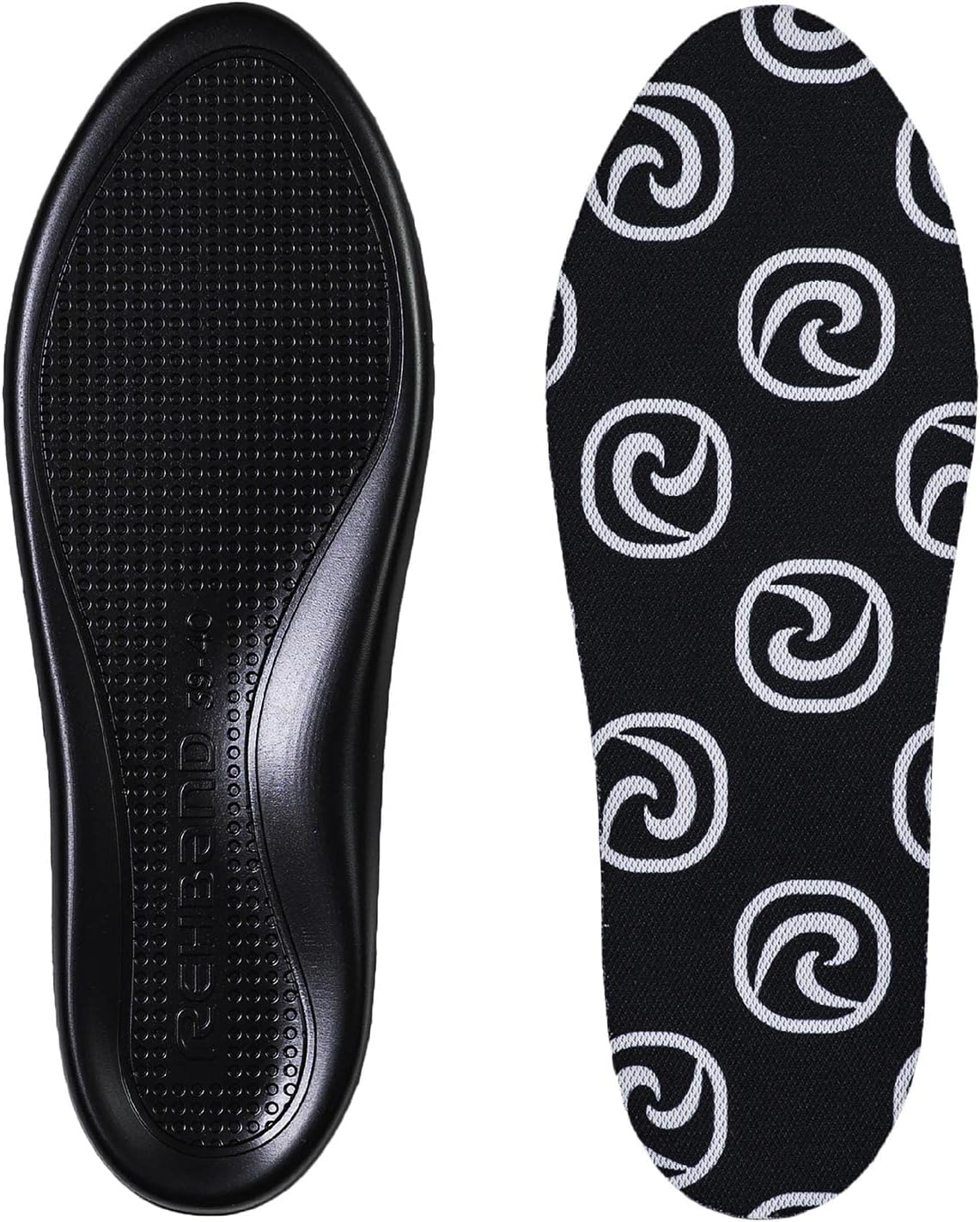 Rehband Sports Gel Insole, 1 Pair, Insole for Sport and Everyday Life Made of Shock-Absorbing Technogel, Shoe Insoles Made in Germany, Size:8-9.5 US Men