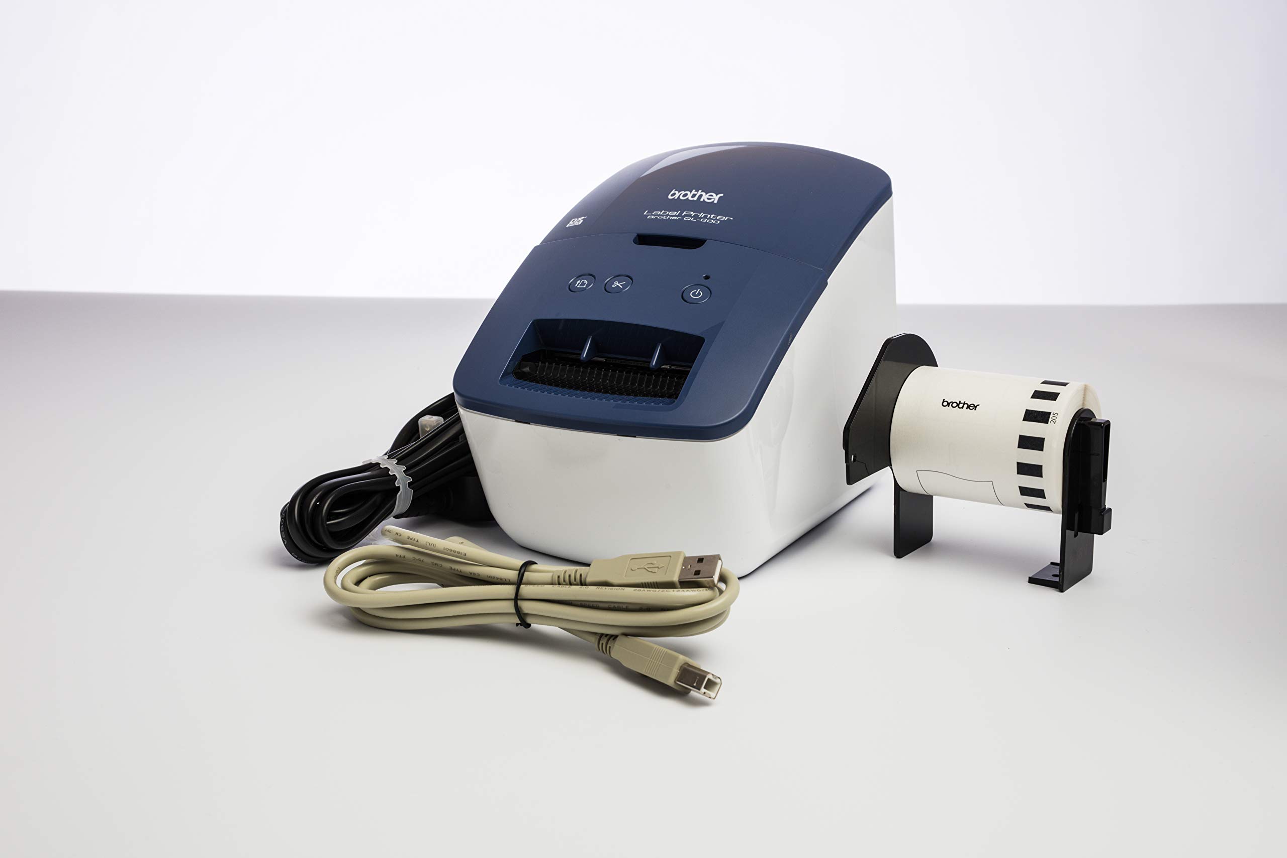Brother QL-600b - Stampante Per Etichette - Termica Diretta - Rotolo (6,2 Cm)