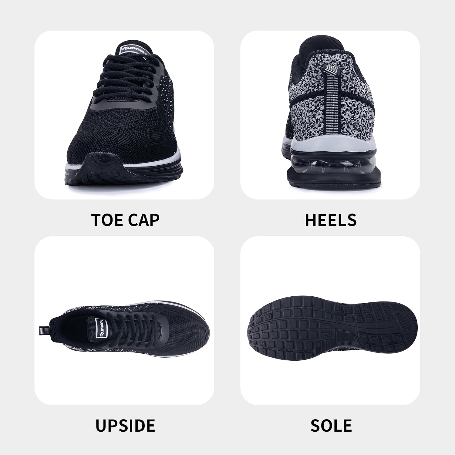 Mens Running Shoes Athletic Tennis Walking Fashion Sneakers for Workout Gym Sports Jogging US Size 7-12.5
