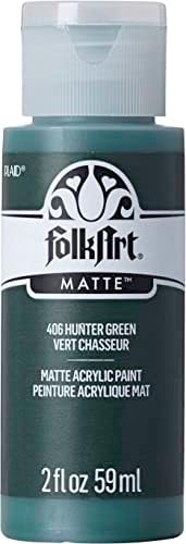 FolkArt Acrylic Paint in Assorted Colors (2 Ounce), 406 Hunter Green