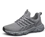 Vibdiv Sneakers Hommes Chaussures de marche Courir Randonnée Fitness Training Gym Rubber élégant