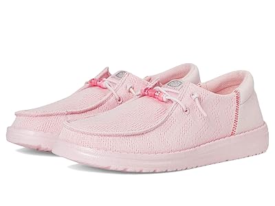 Hey Dude Kids Wendy Funk Shoelry (Little Kid/Big Kid) Girls Shoes Light Pink : 6 Big Kid M, Polyester