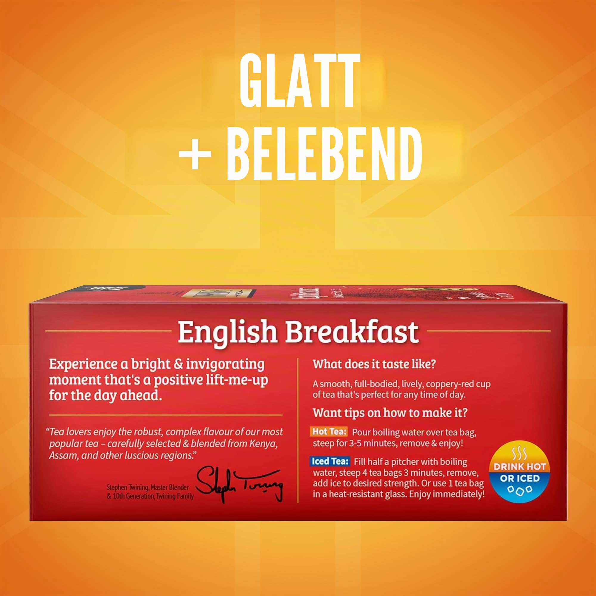 Twinings Tea, English Breakfast, 100 Count, 7.05 oz