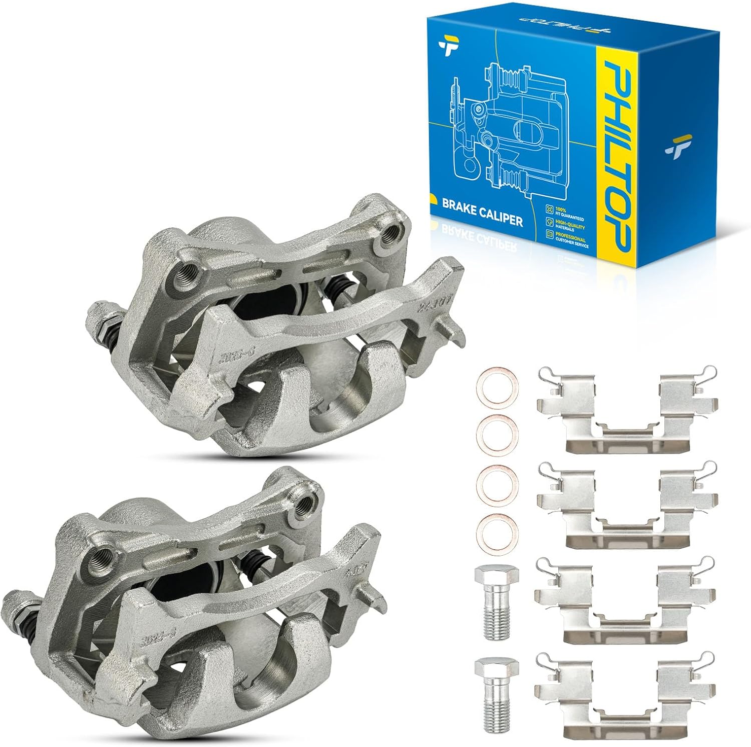 philtop front brake caliper compatible with 2013-2021 altima, 2014-2017 leaf, 19-b7102, 19-b7103