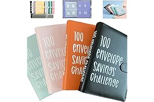 YiYLunneo 100 Envelope Challenge Budget Binder