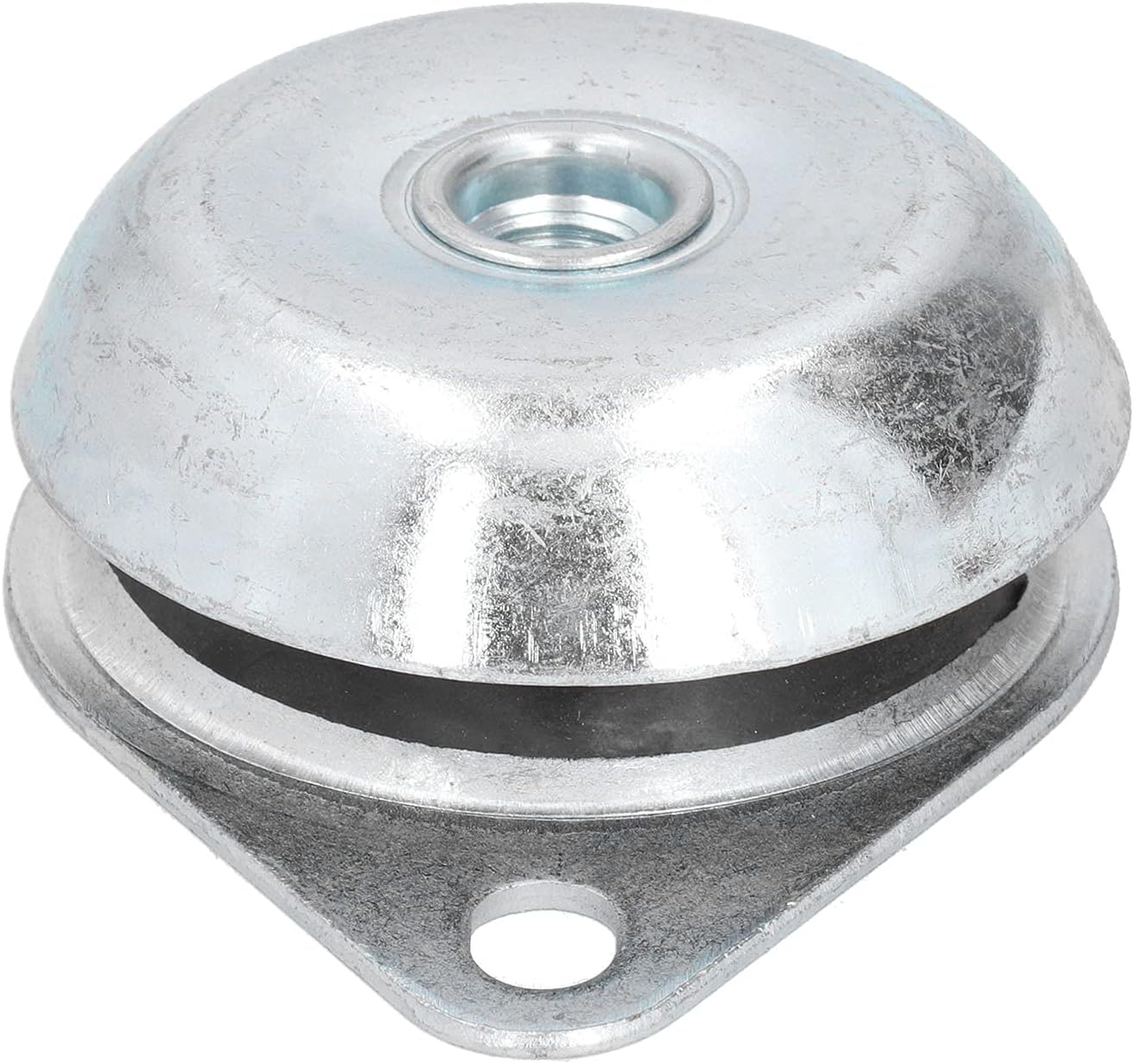 ZA Series Bowl Type Shock Absorber, Stainless Steel Air Compressor Damper with Rubber Damping Pad, 150-350kg Load Capacity for Generator and Engine Vibration Control in Building (ZA-150)