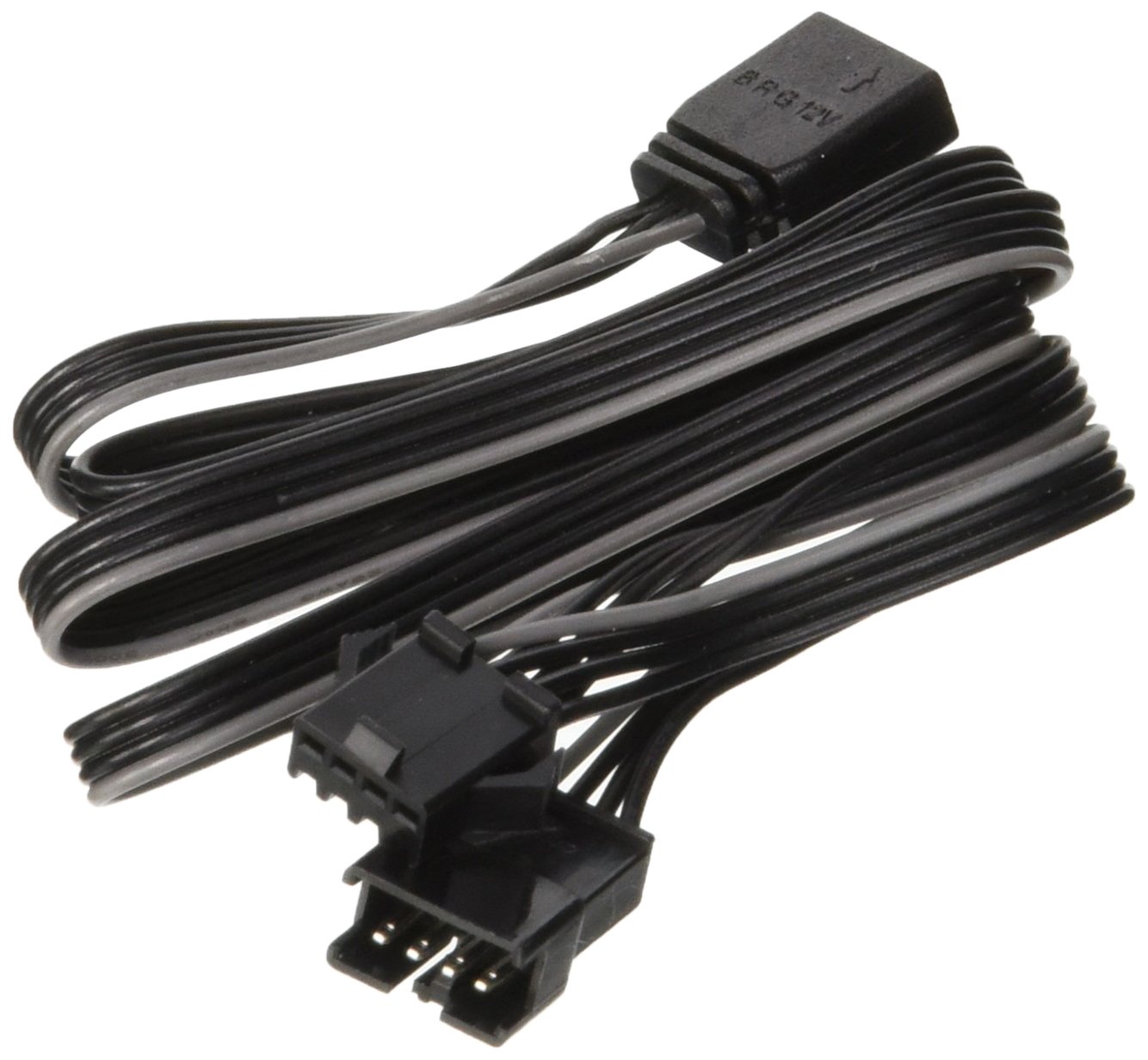 Phanteks PH-CB-RGB4P 0.609m Noir câble de signal - câbles de signal (0,609 m, 4 Pin, 1 x RGB LED Extension Connector (12V, G, R,