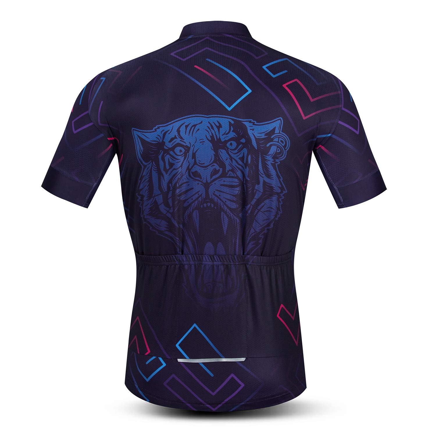 Weimostar Cycling Jersey Men Short Sleeve Bike Shirt with Pockets Bicycle Clothing Breathable Size L