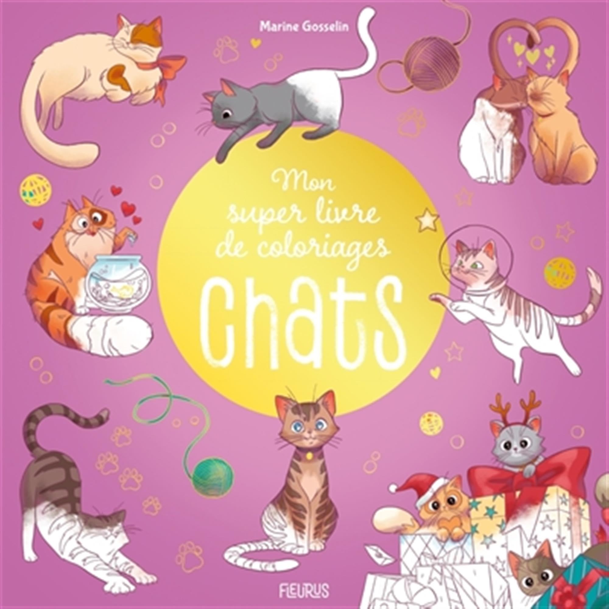 Mon super livre de coloriages – Chats