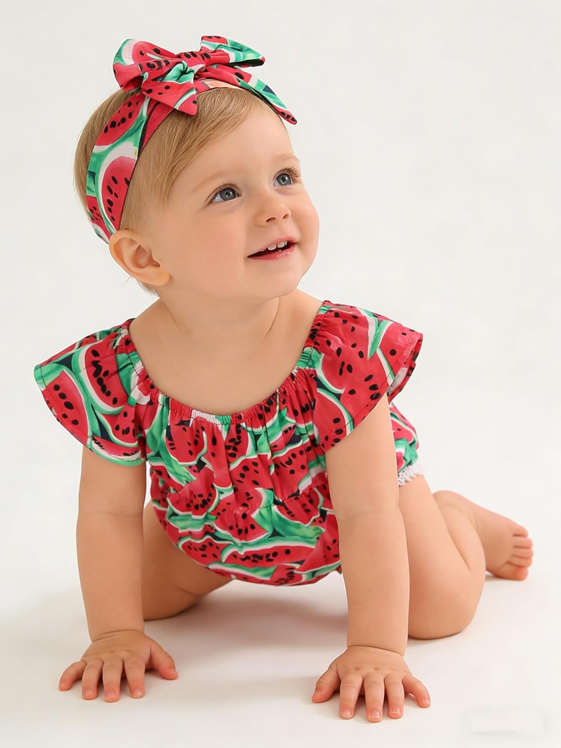 Newborn Infant Baby Girl Clothes Rompers Short Sleeve Jumpsuits