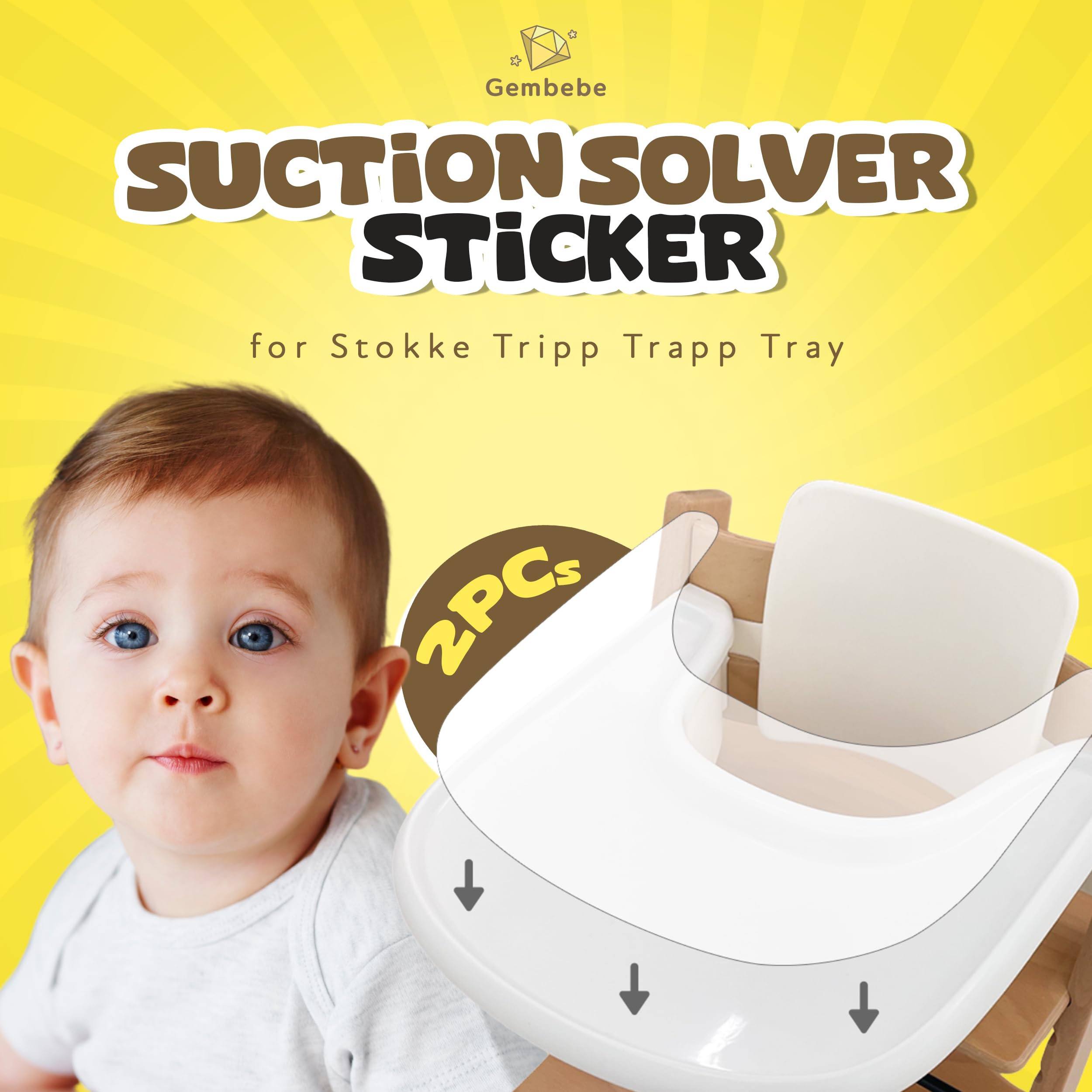 Suction Solver Sticker for Stokke Tripp Trapp Tray