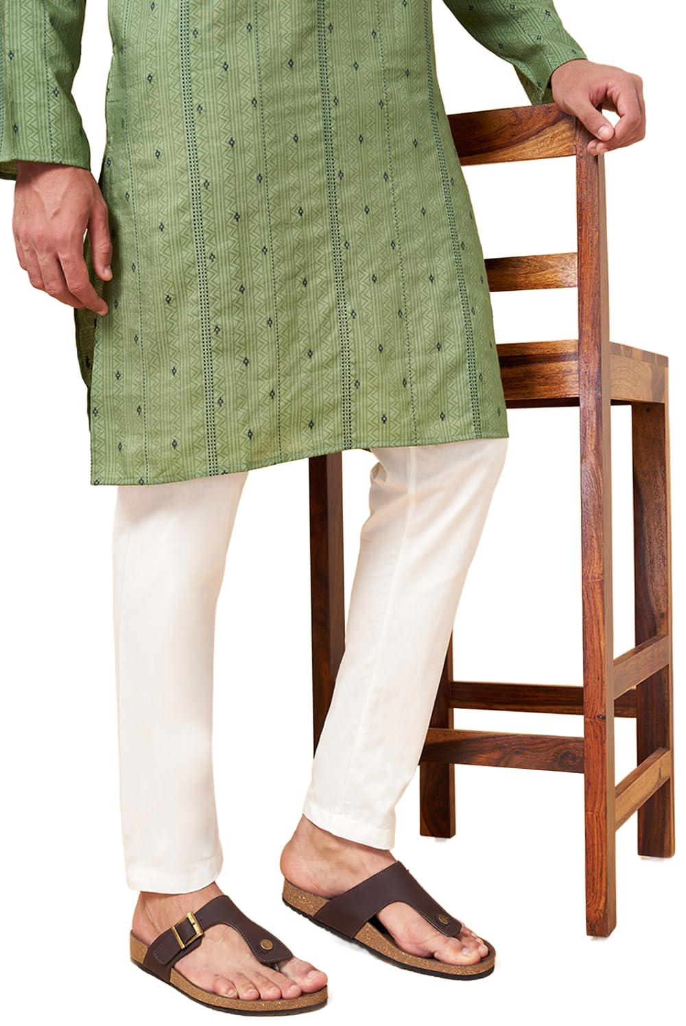 Men Straight Fit Mid Rise Pyjama-image-22