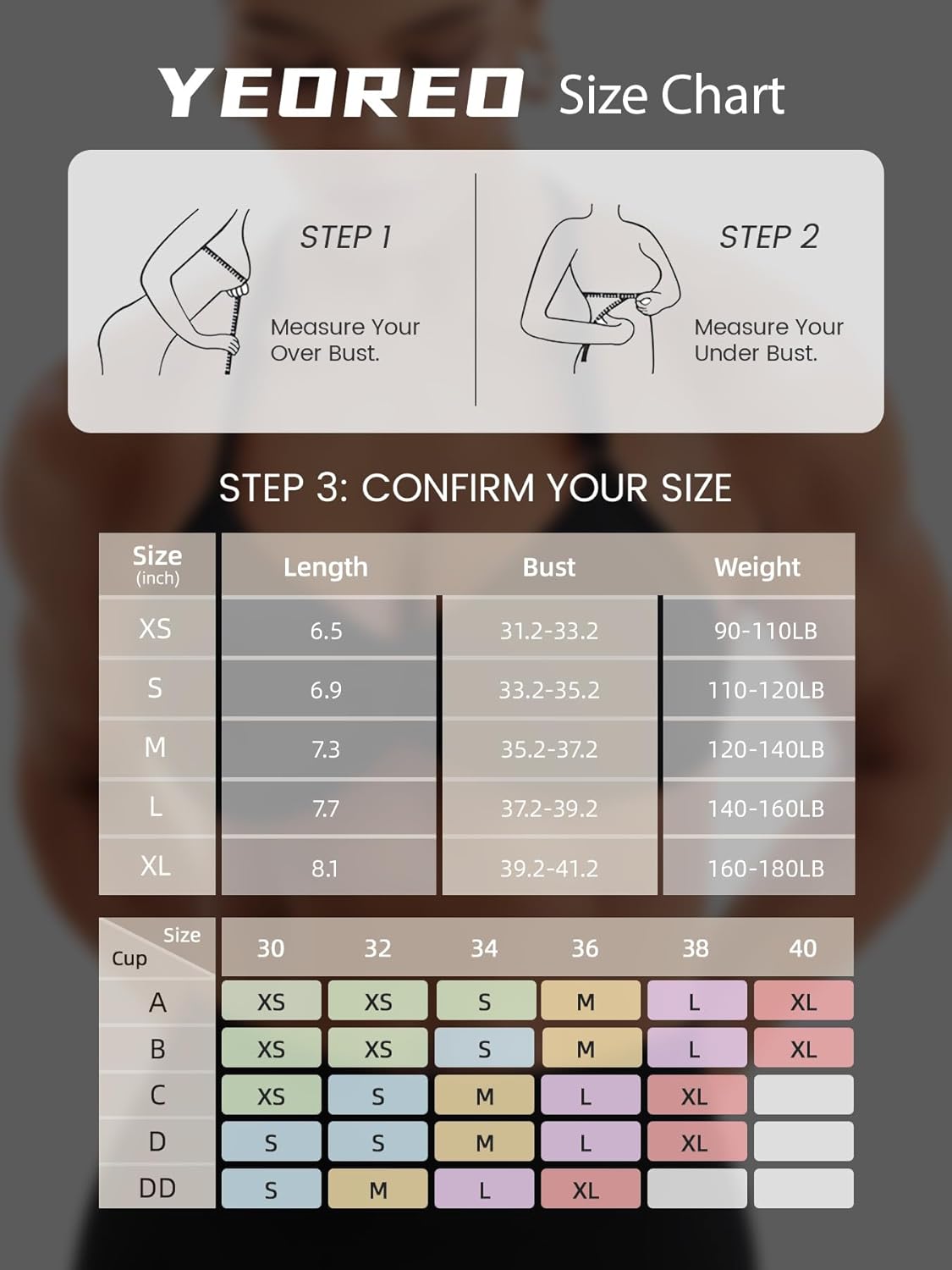 YEOREO SoftHue Impact Strappy Halter Bra for Sports Women Workout Padded Gym Yoga Bra - Image 6