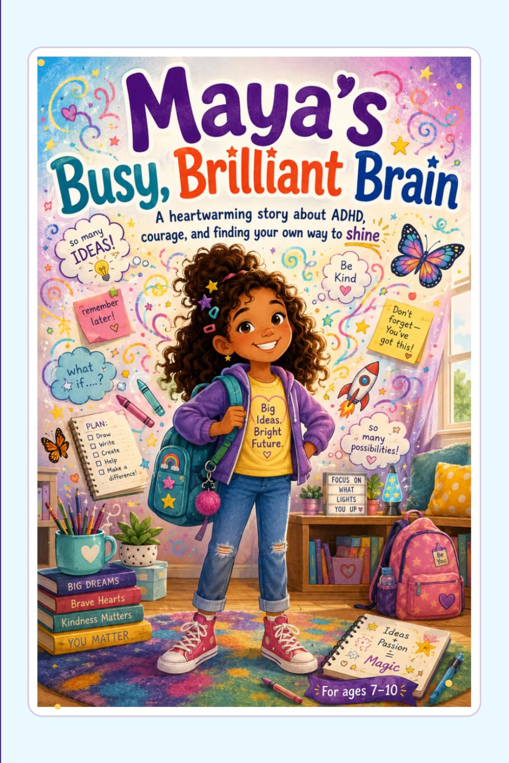 Maya’s Busy, Brilliant Brain: A Motivational Story for Kids with ADHD