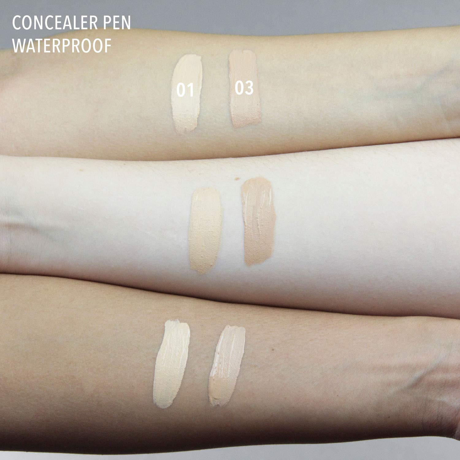 Jorge de la Garza Makeup Concealer Pen Waterproof Corrector con pincel, 1 unidad