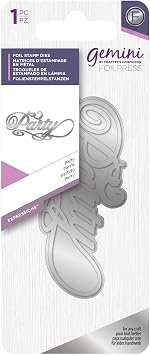 Gemini GEM-FS-EXP Foil Stamp Metal Die-Party, Silver
