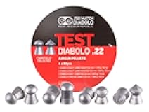 JSB Match Diabolo Test Sampler, .22 Cal, Round Nose & Pointed, 4 Pellet Types, 240ct