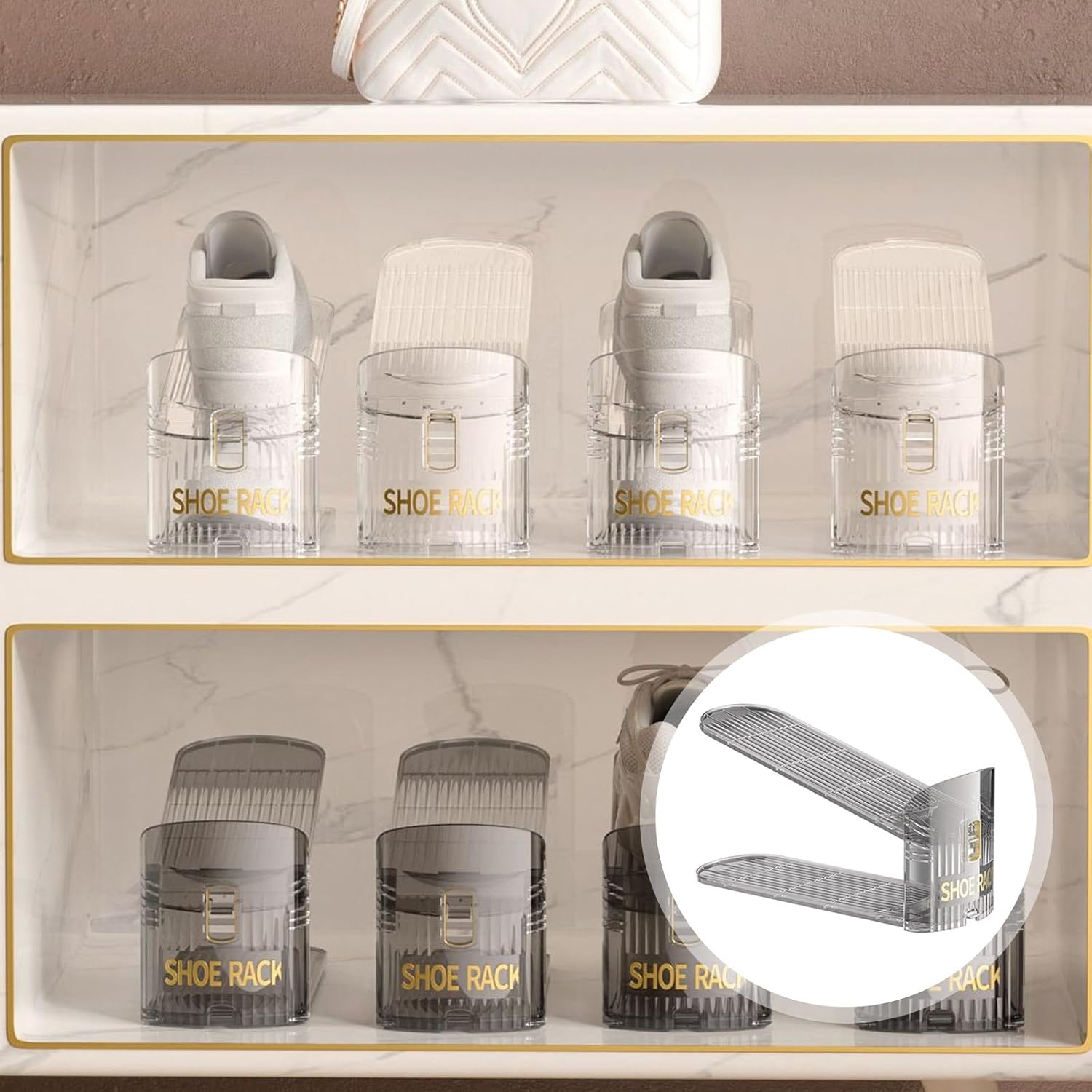 Shoe Slots Organizers Space Saving Designs Shoe Holder Ideal for Home Dormitory and Storage Rack for Small Spaces