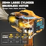 Tire Inflator Air Compressor Compatible for DeWalt 20V Battery Power,160PSI Cordless Portable Electric Air Pump with Digital Pressure Gauge for Car Motorcycles Bike Sport Ball Auto(no Battery)