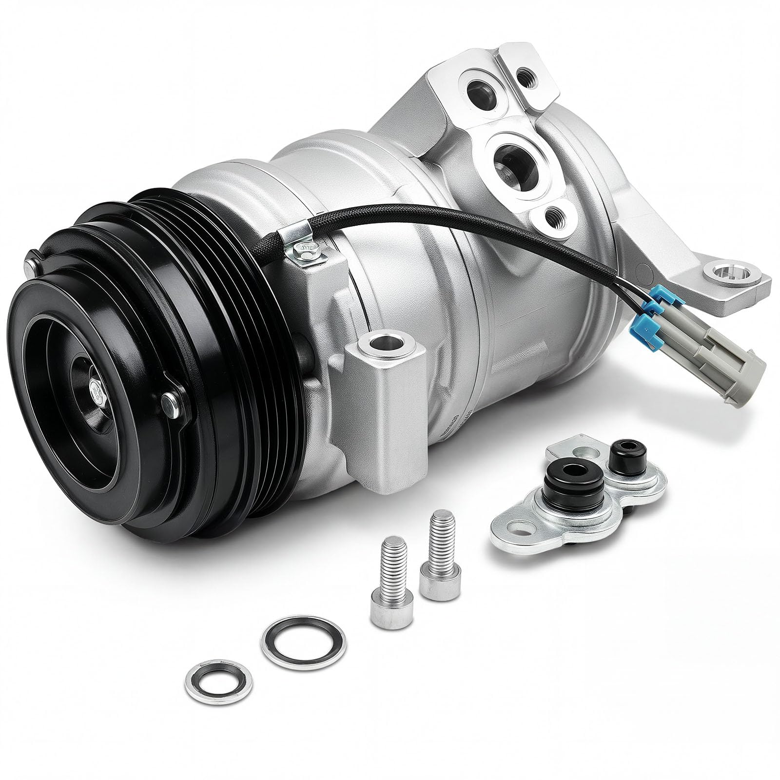 Photo 1 of Aurosant AC Compressor with Clutch for Chevy Silverado/GMC Yukon 2000-2013