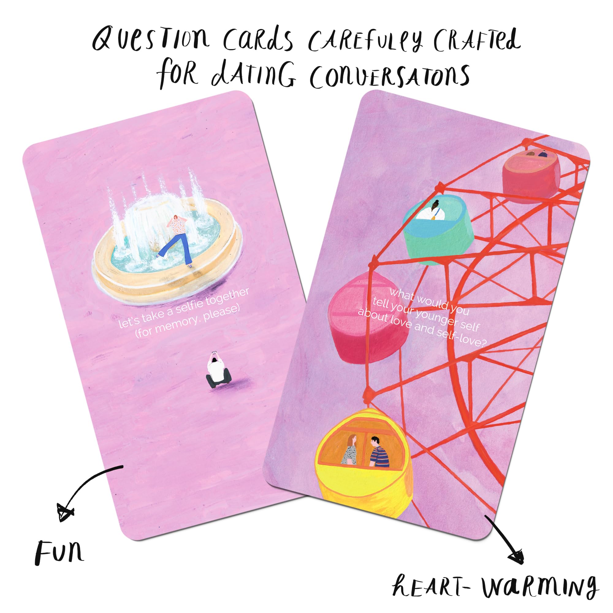 "So Much Closer" Conversation Card Game - 60 Cards For Dates, Friends & Family