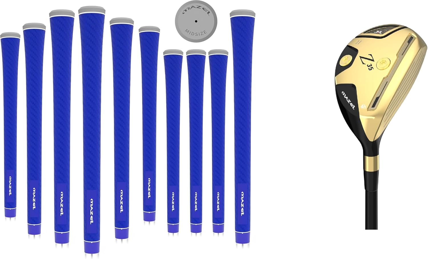 MAZEL Golf Grip & Golf Clubs,Bundle of 2