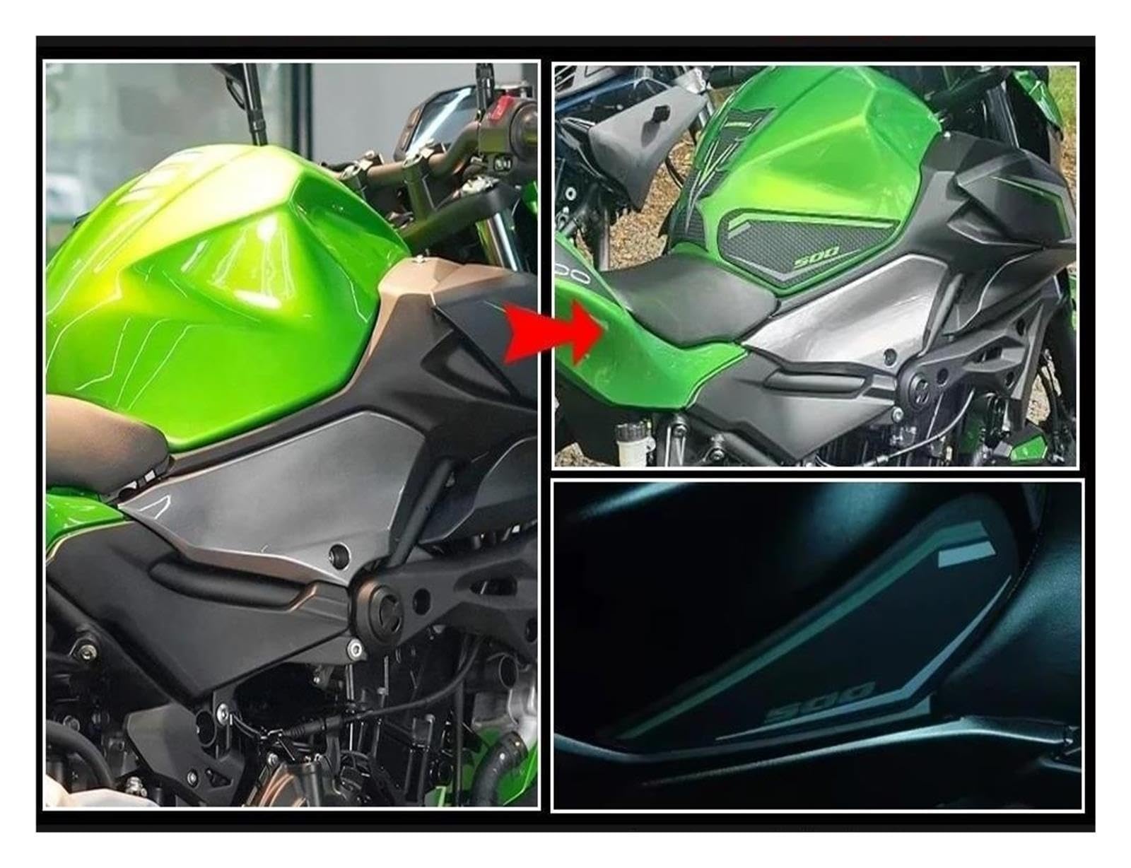 Pegatina Depósito para Z500 Ni&nja500 para &nja Z 500 SE