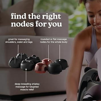 Homedics Handheld Back Massager with Heat, Deep Tissue Percussion Massager