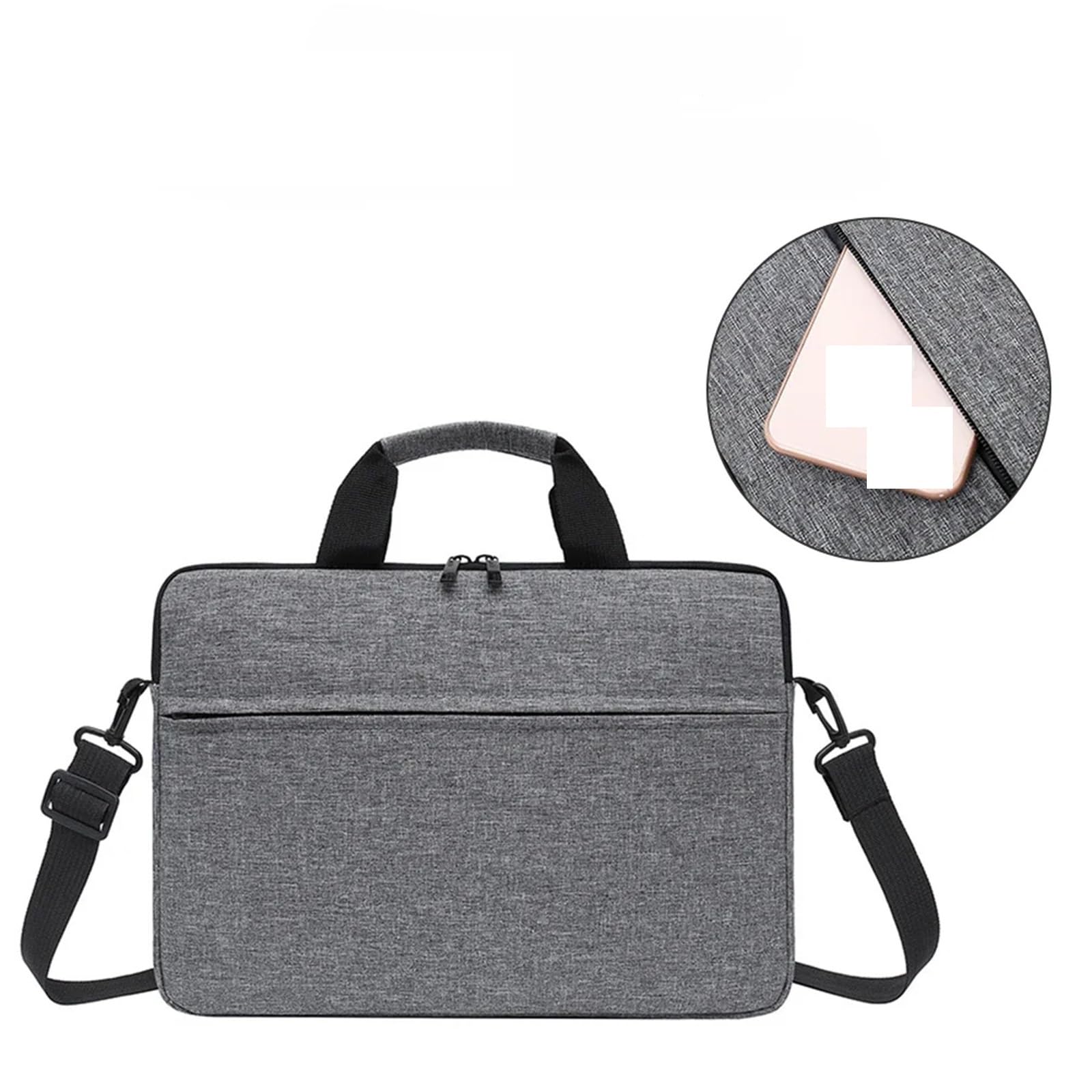 Borsa Per Computer Borse for laptop Custodia da trasporto for laptop da 13-15 pollici e tablet Tracolla in tessuto idrorepellente Business Casual School Per Viaggio, Lavoro