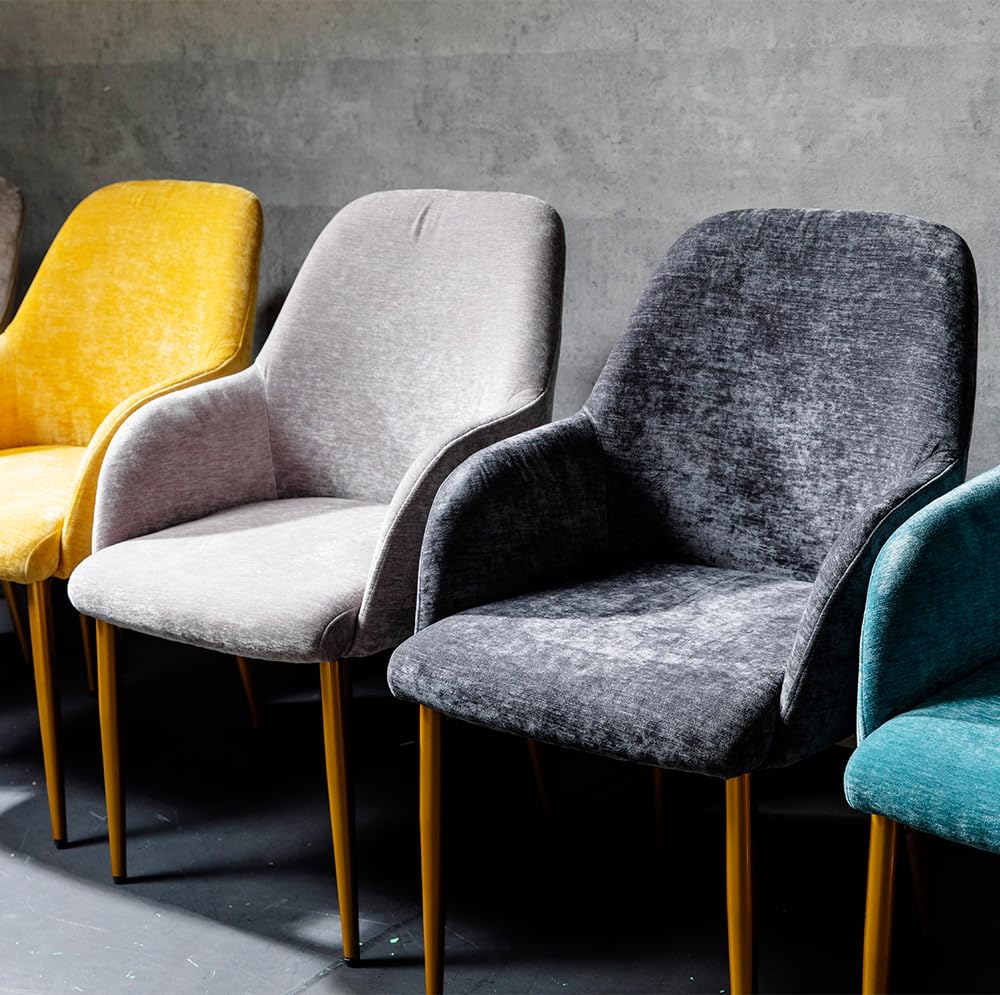 Amazon｜Cozi Dining ダイニングチェア(1人掛け 椅子/LightGray) 北欧