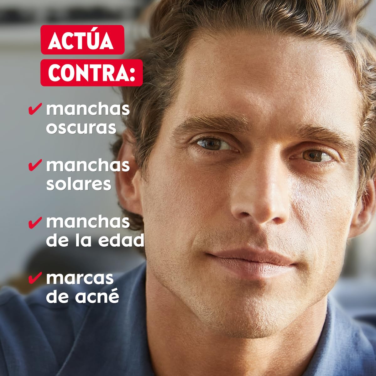 NIVEA MEN POWER Sérum Antiedad 2 en 1 - Serum Facial Hidratante para Hombre - Antimanchas y Antiarrugas - Con Luminous 630 y Ácido Hialurónico - Reduce Arrugas Profundas - Todo tipo de piel - 30 ml