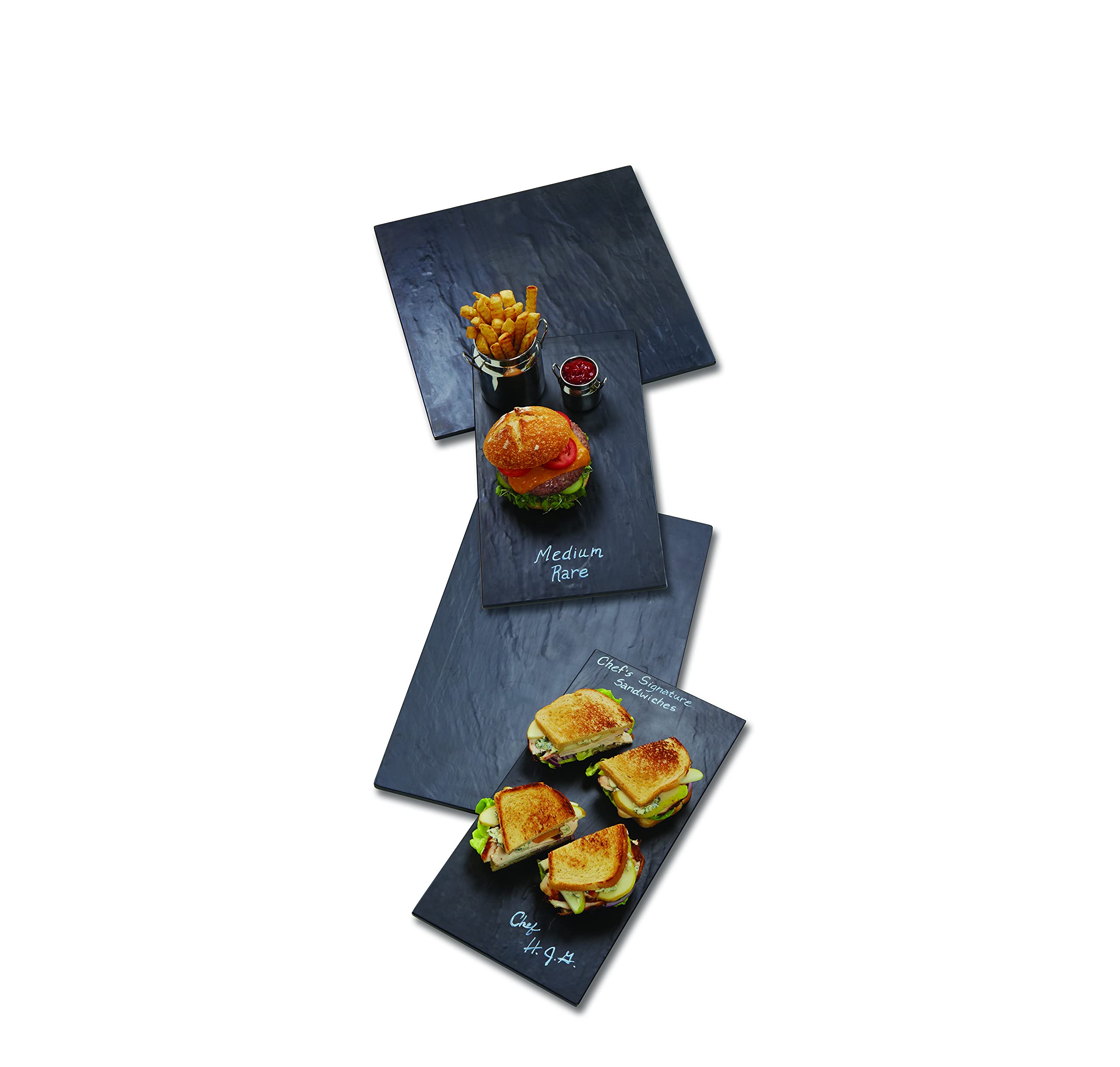 American Metalcraft FSLT08 Platters, 37,5 cm lunghezza x 20,3 cm larghezza, nero