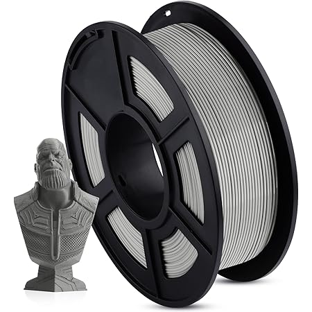 ANYCUBIC PLA Filament 1.75mm 1kg,Grey PLA Filament 3D Printing Materials for 3D Printer(Grey 1kg)