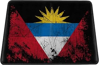 Antigua and Barbuda Vintage Flag Passport Cover Holder for Travel, 5.5in Passport Book Holders for Women and Men