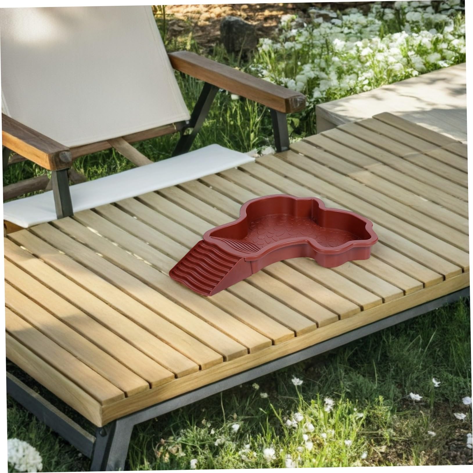 Toyvian 2 Pezzi d Acqua per Tartarughe con Antiscivolo Vasca Bagnatura per Rettili Piccoli Piattaforma per Crogiolarsi e Arrampicata Materiale Facile da Pulire per Habitat