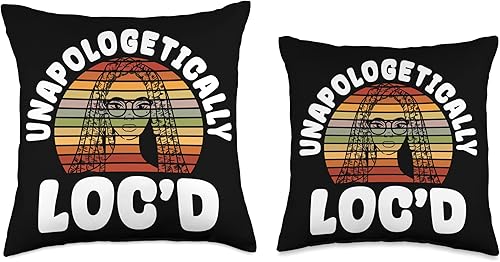 Miniatura 3 de Locs Afro Dreadlocks Love Beauty Hair Locd Up Afro Hair Black American African Girl Throw Pillow 18x18 Multicolor