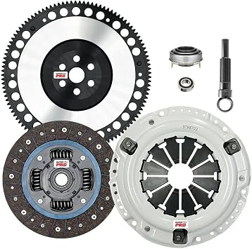 CMPRO Stage 2 Clutch Kit & Chromoly Flywheel fits Civic 90 91 CRX 1.5L 1.6L