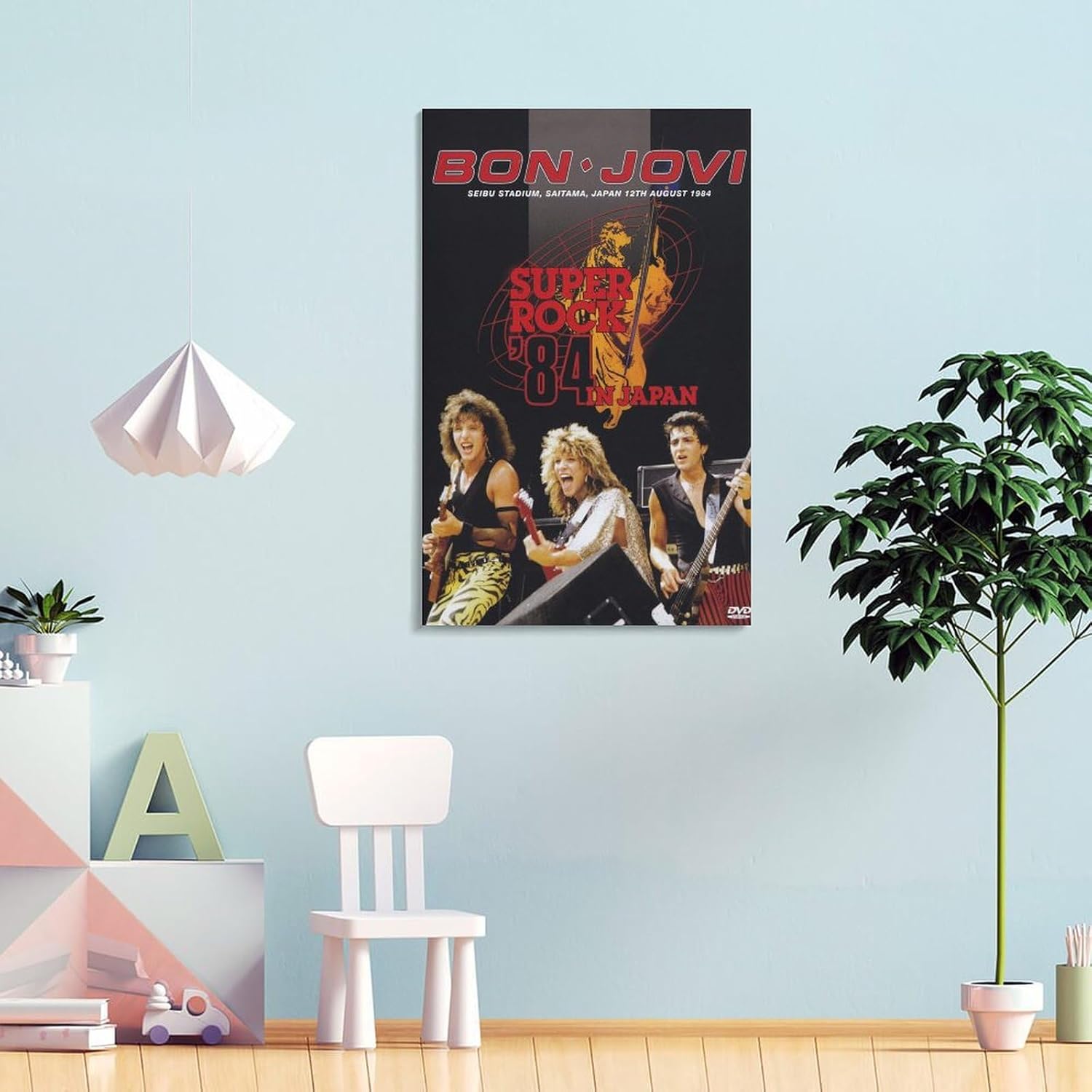 Bon Jovi ボン・ジョヴィ ロックバンド ポスター ポスター 装飾 絵 キャンバス 壁アート リビングルーム 寝室 印刷 アー
