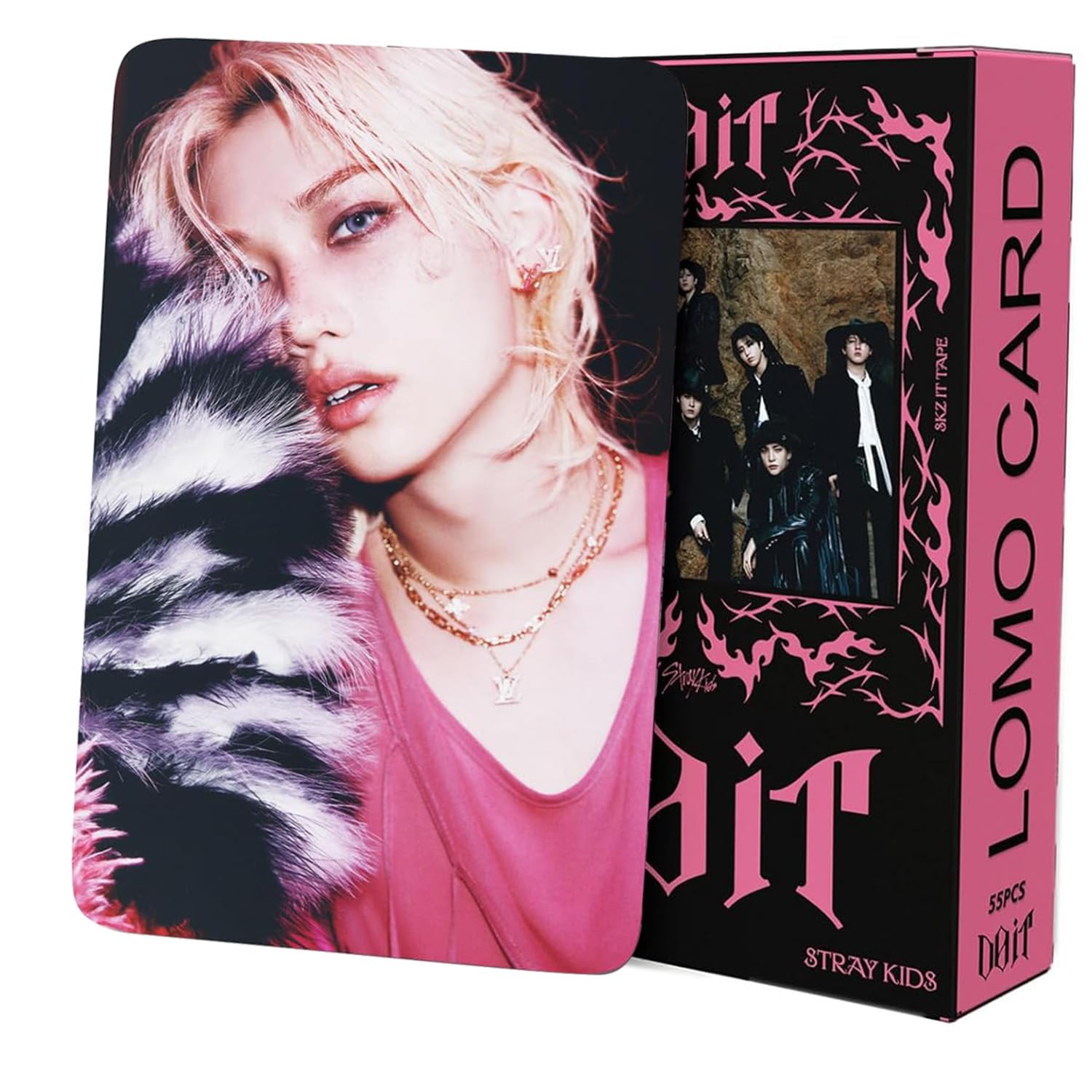 55Pcs StrayKids DO IT Album Photocards Set Collectible Lomo Cards | High-Definition Prints | Lightweight Paper Stock | K-POP Merch Gift for Fans-image-7