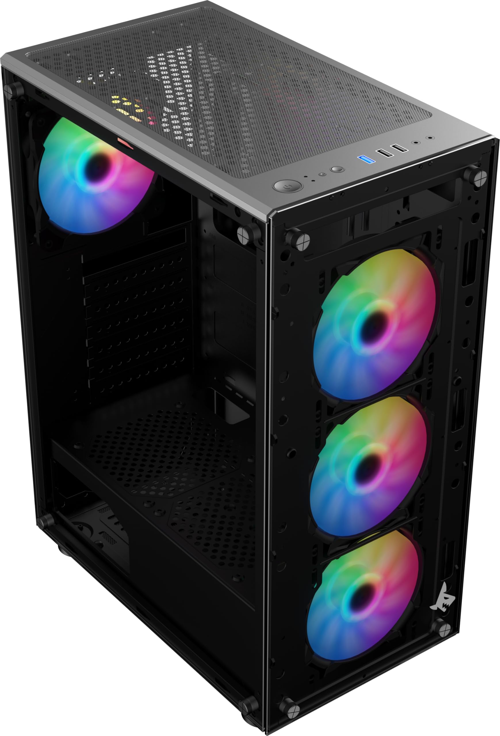 SHARX CASE ZEPHYR ARGB ATX Mid Tower Gaming Case With Front